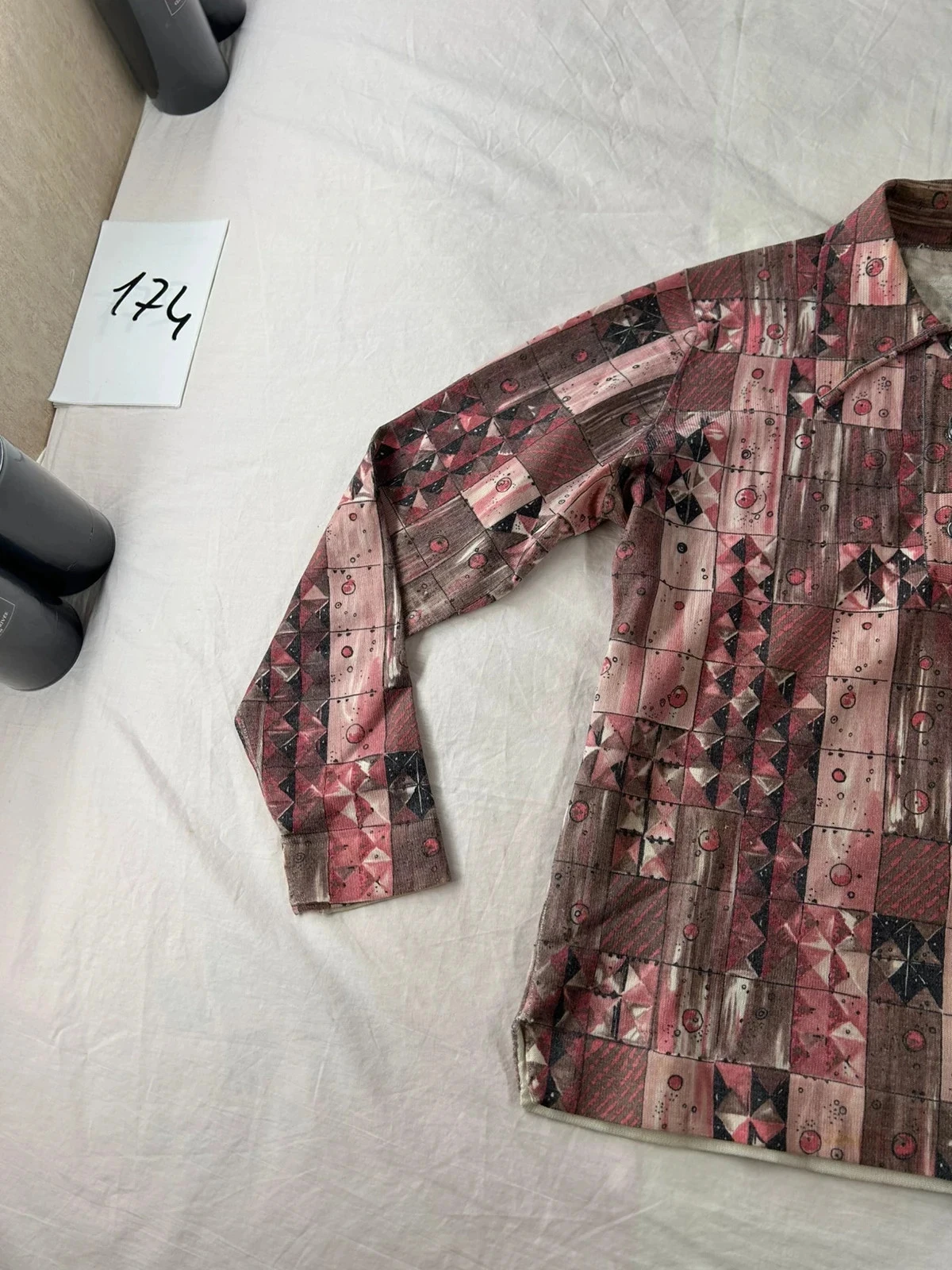 Multicolore vintage geprinte blouse in retro y2k-stijl – photo 3